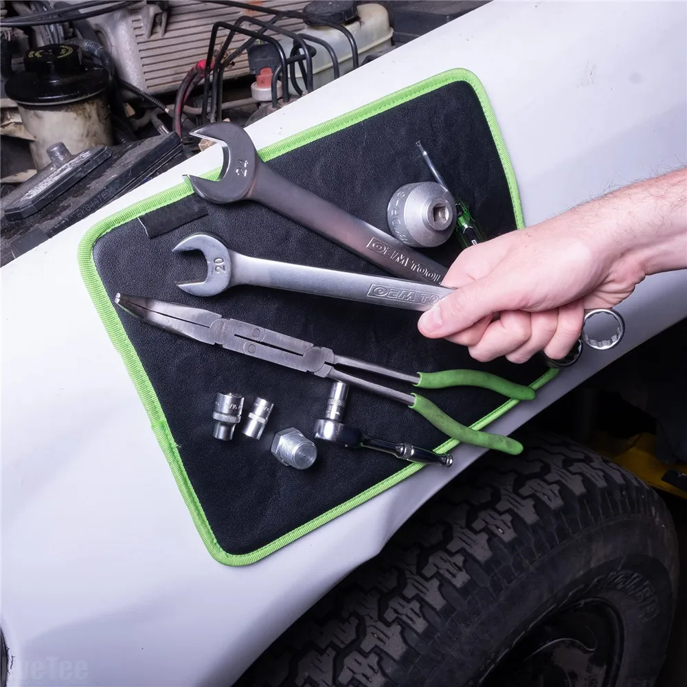 Magnetic Parts Tray - Almohadilla de herramientas magnética, soporte de