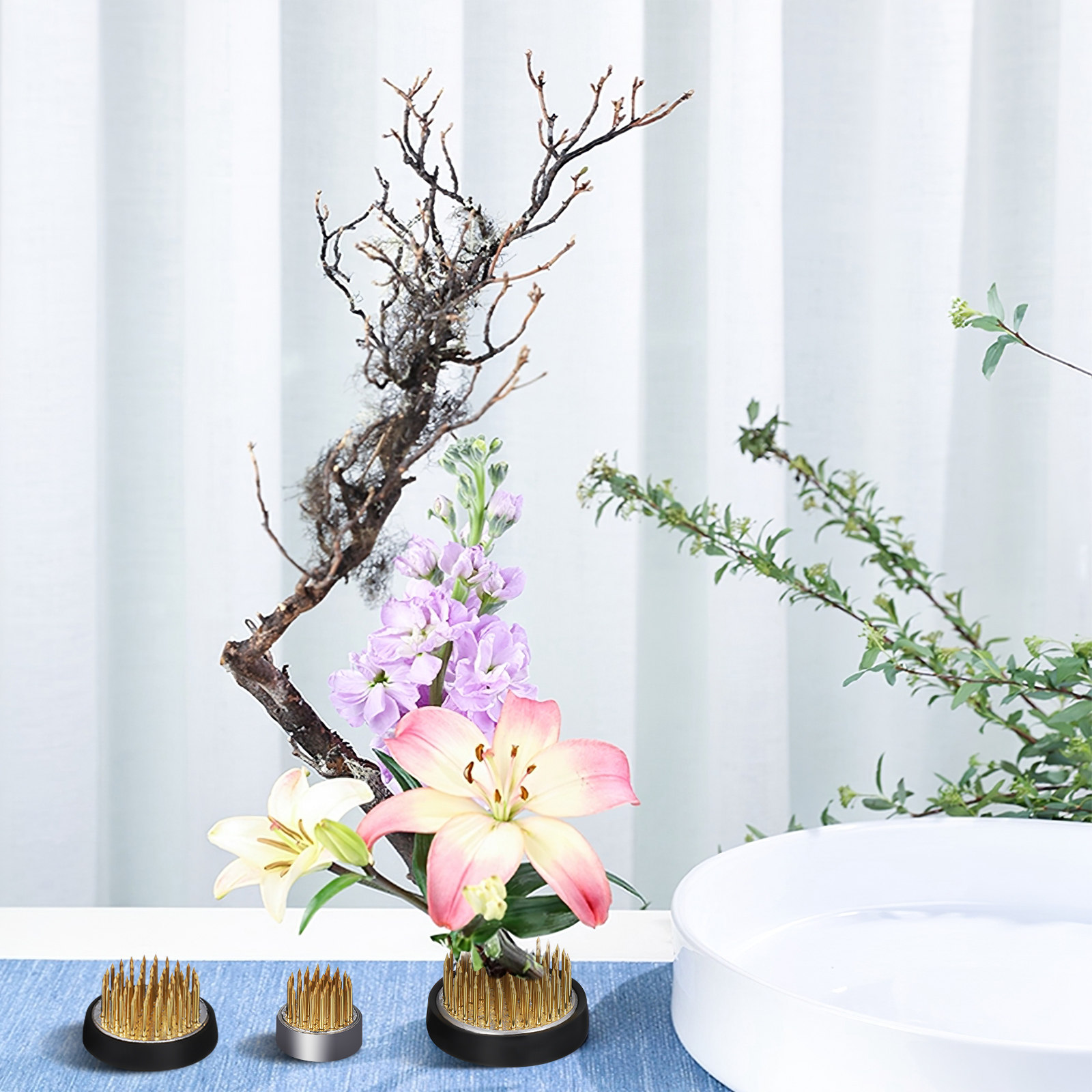 Tools For Home Workshop - Base redonda para soporte de flores,