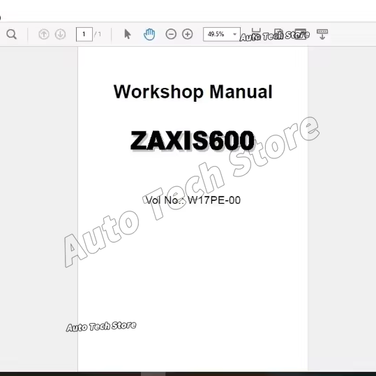 Tools In Workshop Pdf - Para Hitachi Full Shop Manual Set