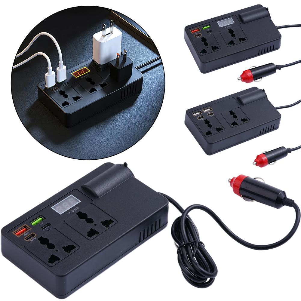 Tools Qc - Inversor de corriente para coche, 12V/24V,