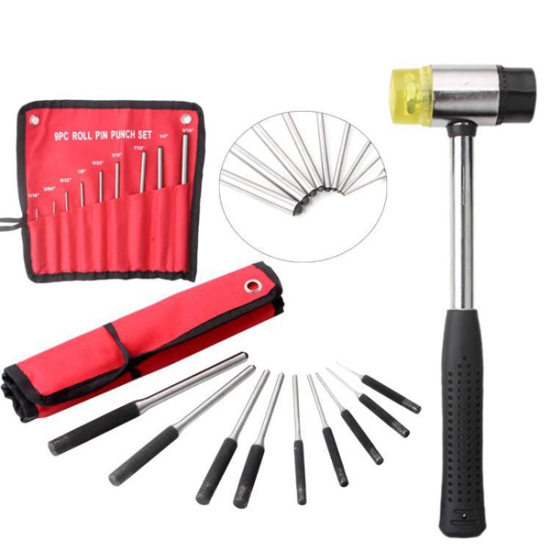 Maintenance Workshop Tools - Juego profesional de 9 punzones de