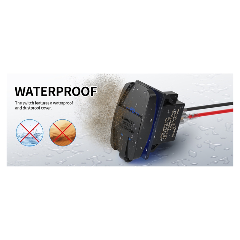 Interruptor basculante USB 12V - Tools Qc reseña y precio