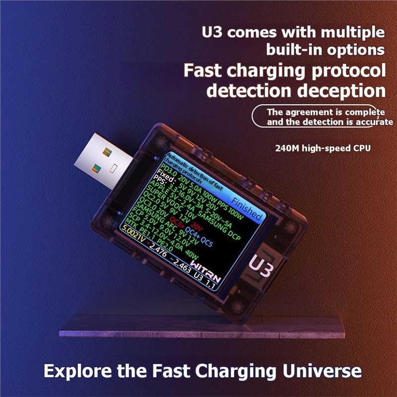 Probador USB AB41 U3 3.1 PD De - Tools Qc reseña y precio