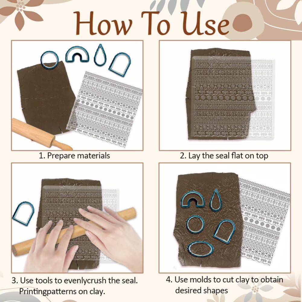 Sello de textura de silicona g - Tools Jewelry Making reseña y precio