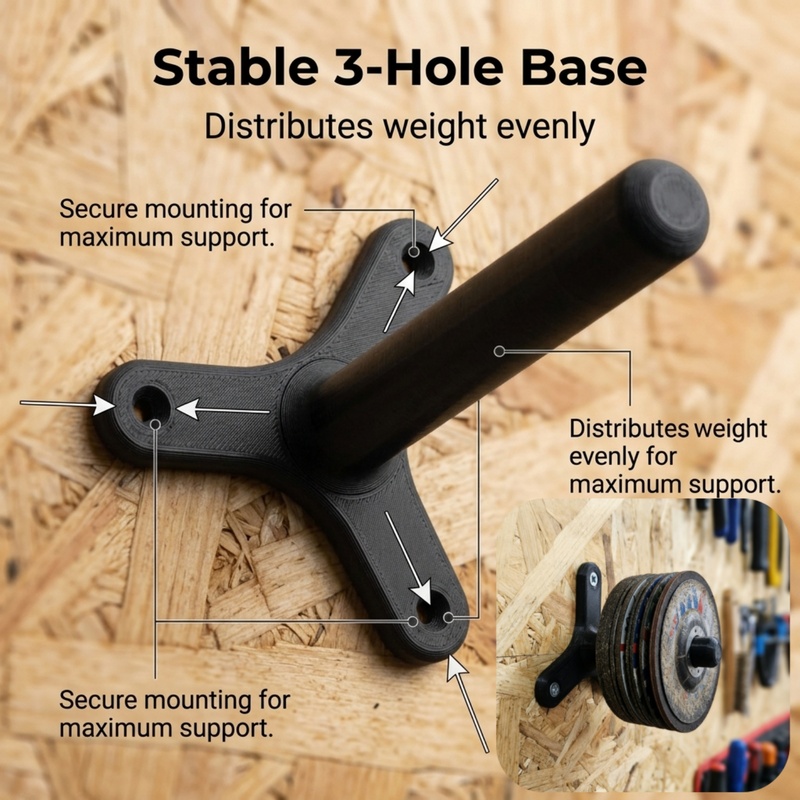 Soporte de pared para amolador - Workshop Tools Rack reseña y precio