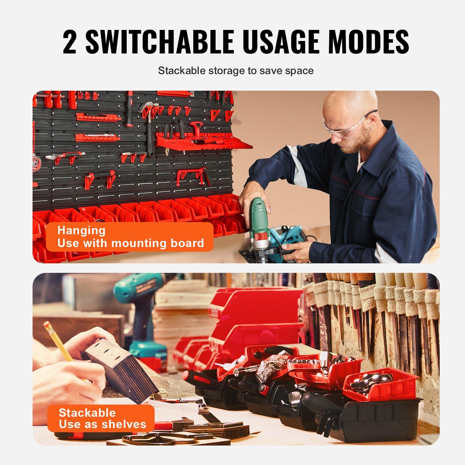 Organizador de Piezas de Plást - Workshop Tools Rack reseña y precio