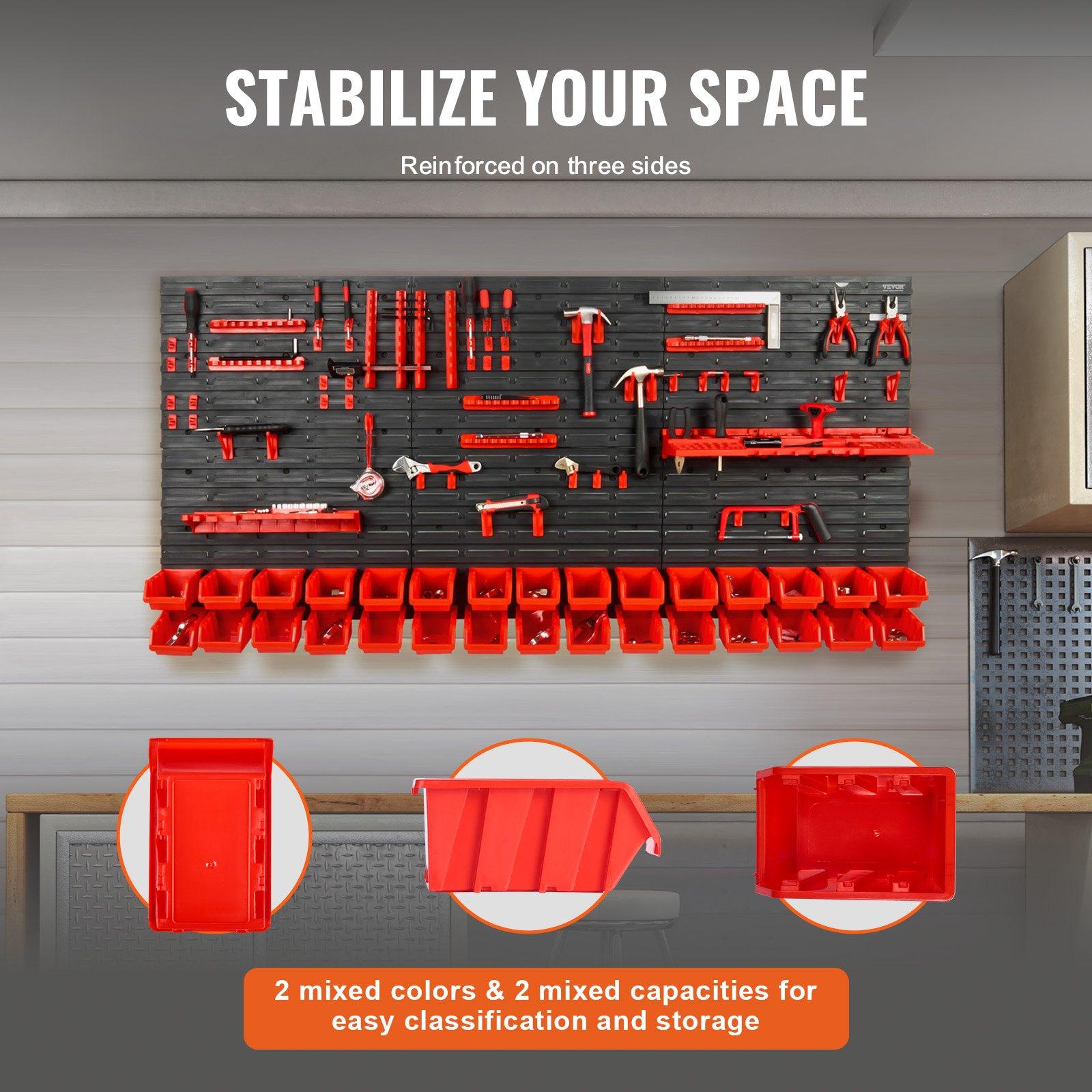Organizador de Piezas de Plást - Workshop Tools Rack reseña y precio
