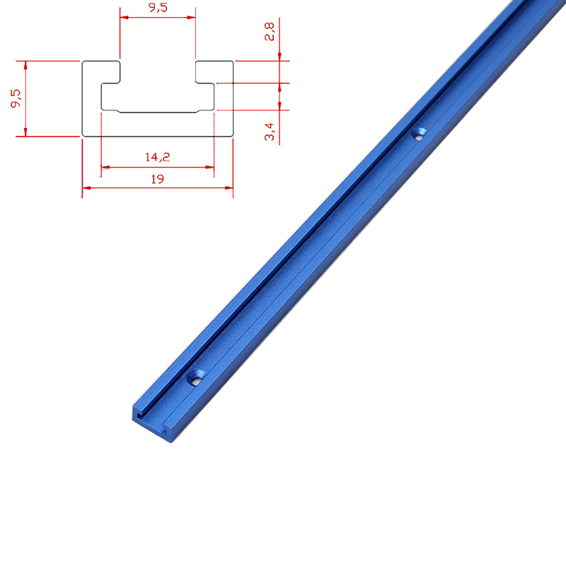 Pistas en T tipo 19/30/45/75,  - Router Table Insert reseña y precio