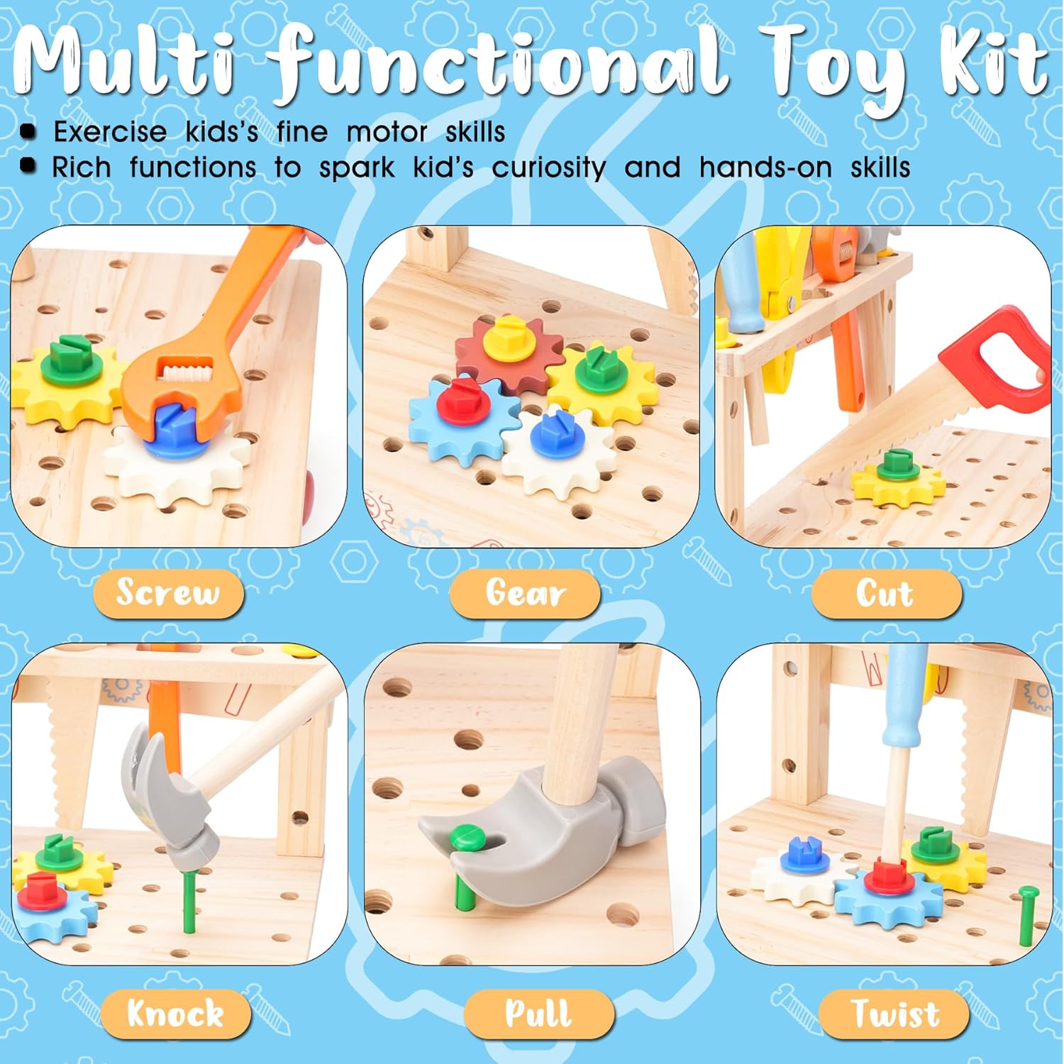 Banco de herramientas de mader - Workshop Tools Toy reseña y precio