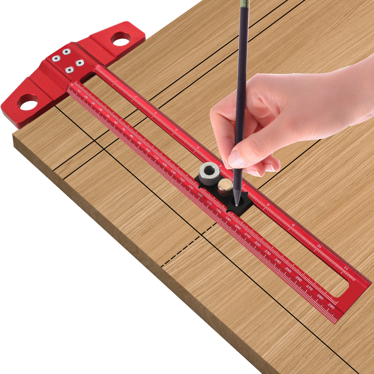 Regla en T 2 en 1 para perfora - Dovetail Marking Guide reseña y precio