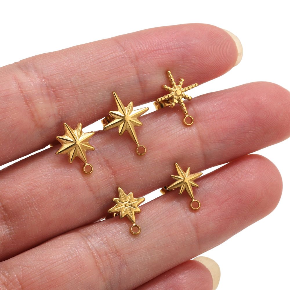 6 piezas de aretes de estrella - Tools Jewelry Making reseña y precio