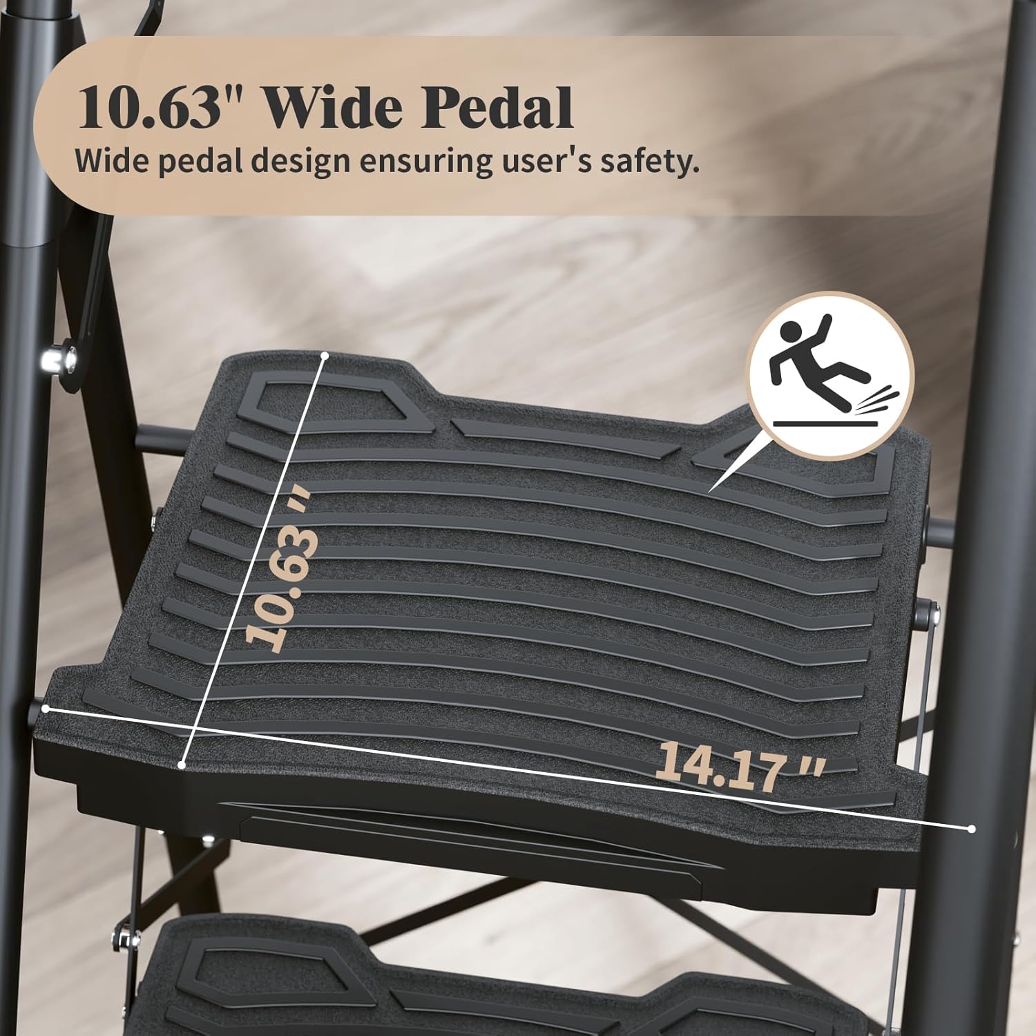 Escalera de Acero Plegable de  - Workshop Tools Safety reseña y precio