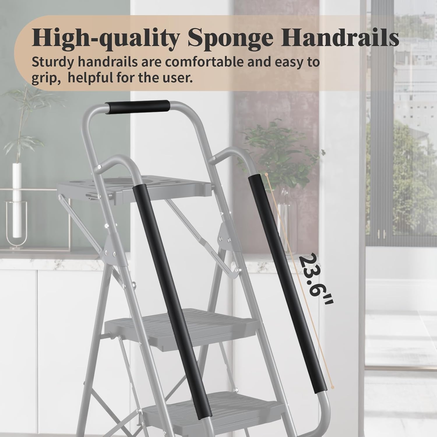 Escalera de Acero Plegable de  - Workshop Tools Safety reseña y precio