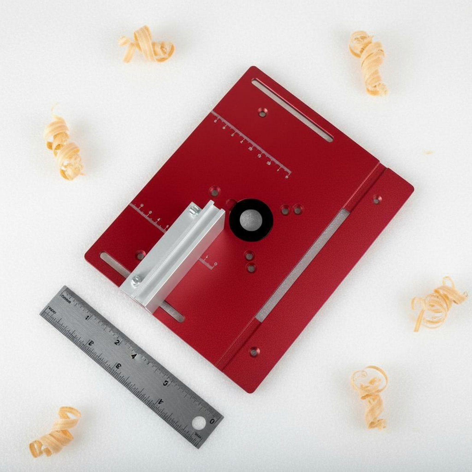 Placa de aluminio reversible p - Router Table Insert reseña y precio