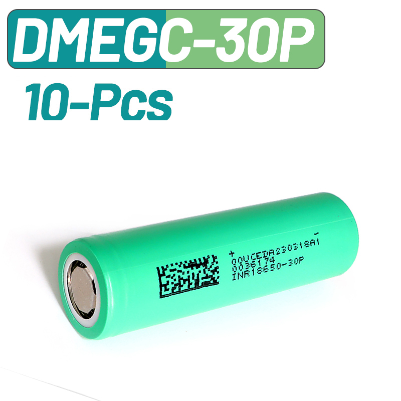 10PCS DMEGC 30P INR18650 3000m - Tools Vape reseña y precio