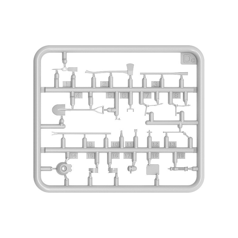 Miniart 35671 1/35, modelo de  - Workshop Tools Toy reseña y precio