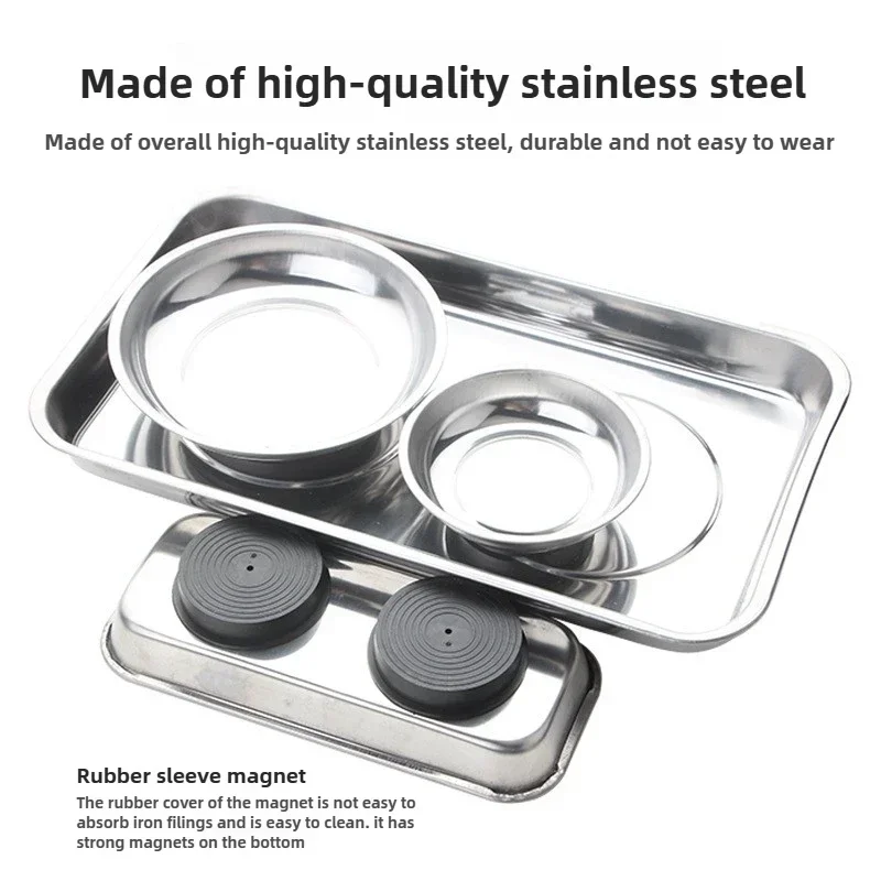 Recipiente Magnético Cuadrado, - Magnetic Parts Tray reseña y precio