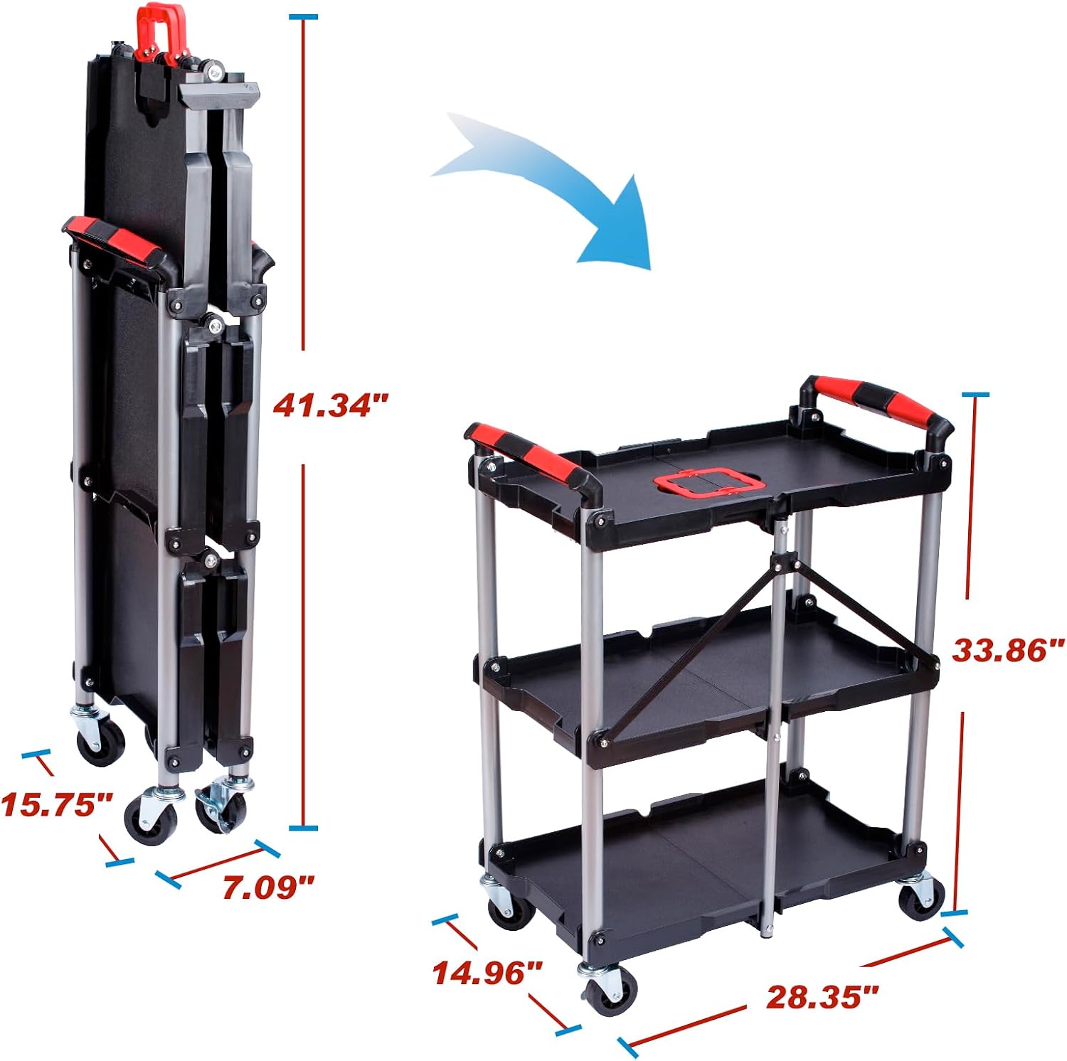 Carrito de Servicio Plegable d - Tools For Home Workshop reseña y precio