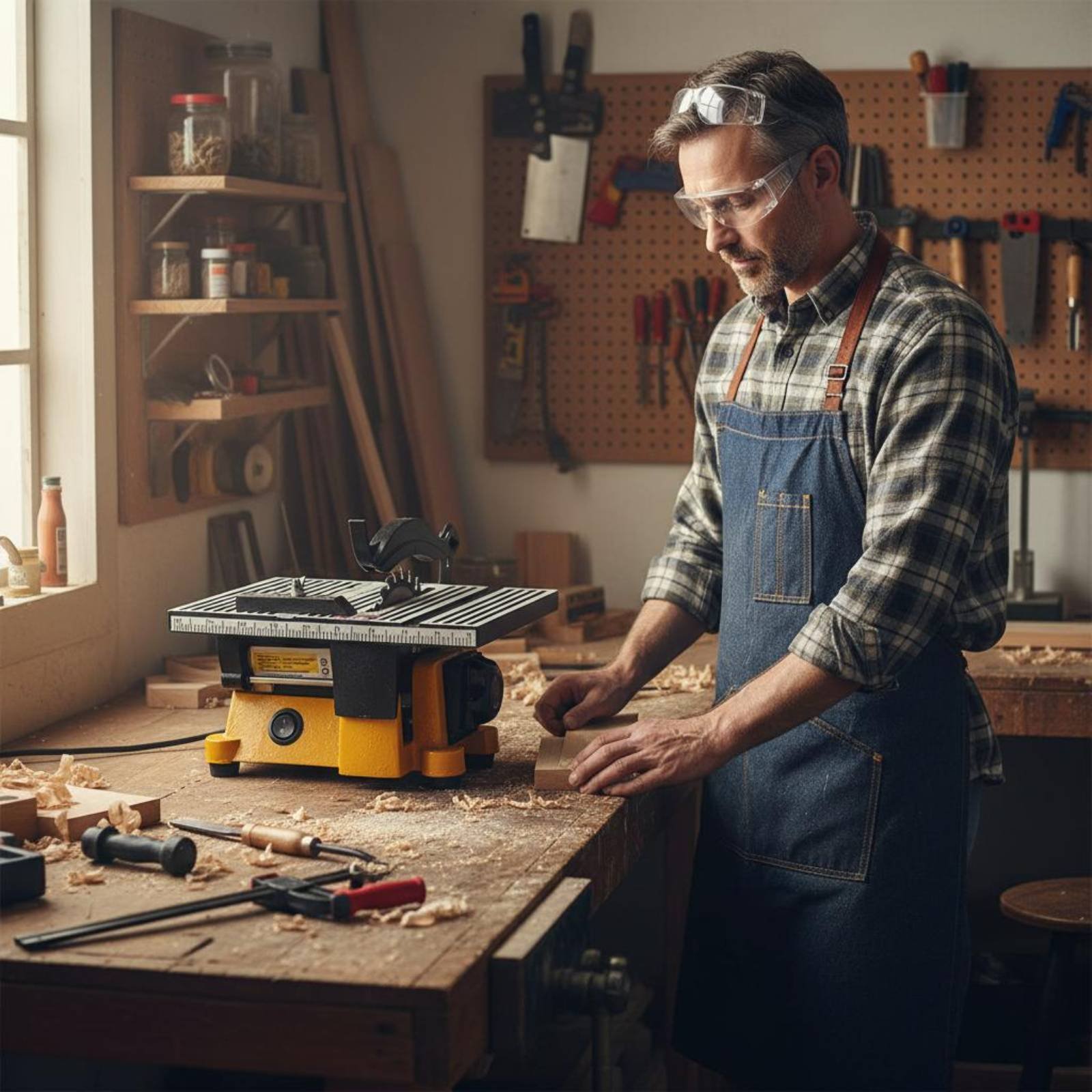 Mini Sierra de Mesa Portátil,  - Workshop Tools Bench reseña y precio