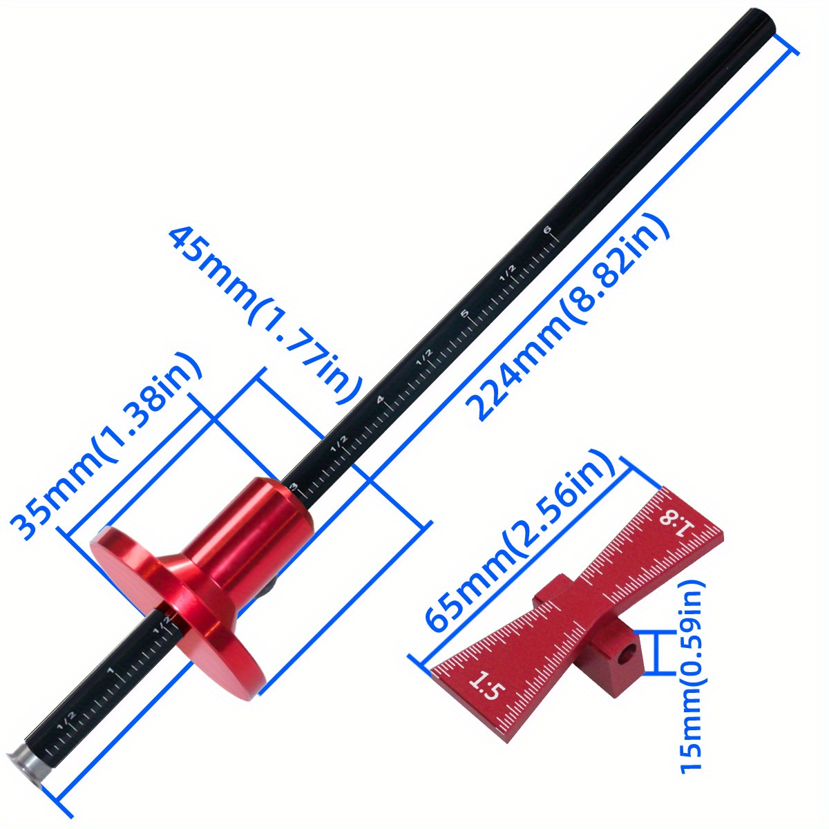 Medidor de marcado de ruedas,  - Dovetail Marking Guide reseña y precio