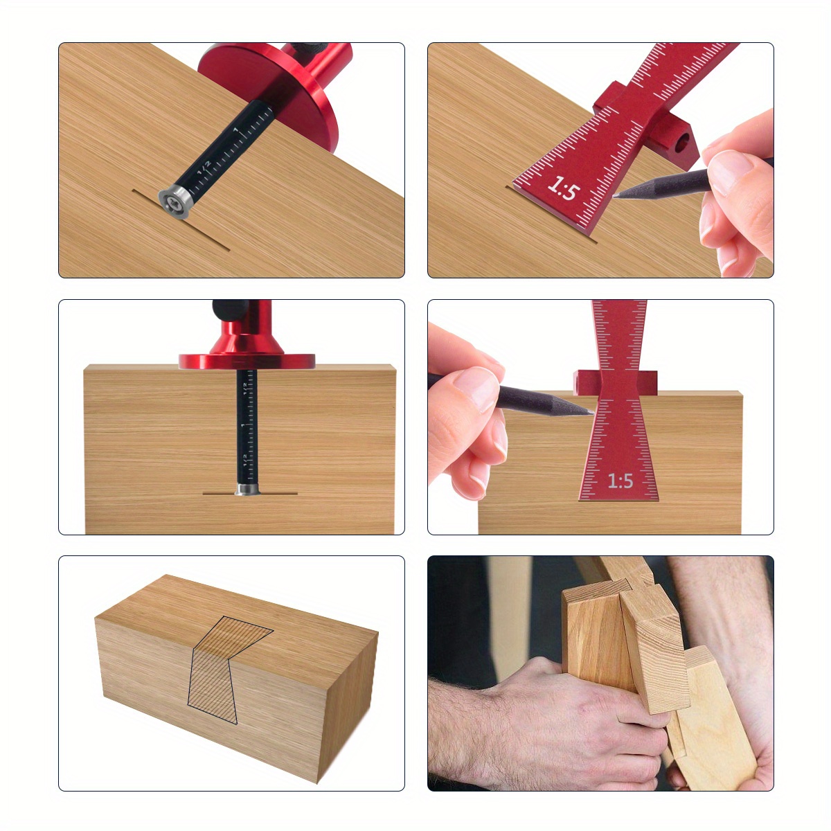 Medidor de marcado de ruedas,  - Dovetail Marking Guide reseña y precio