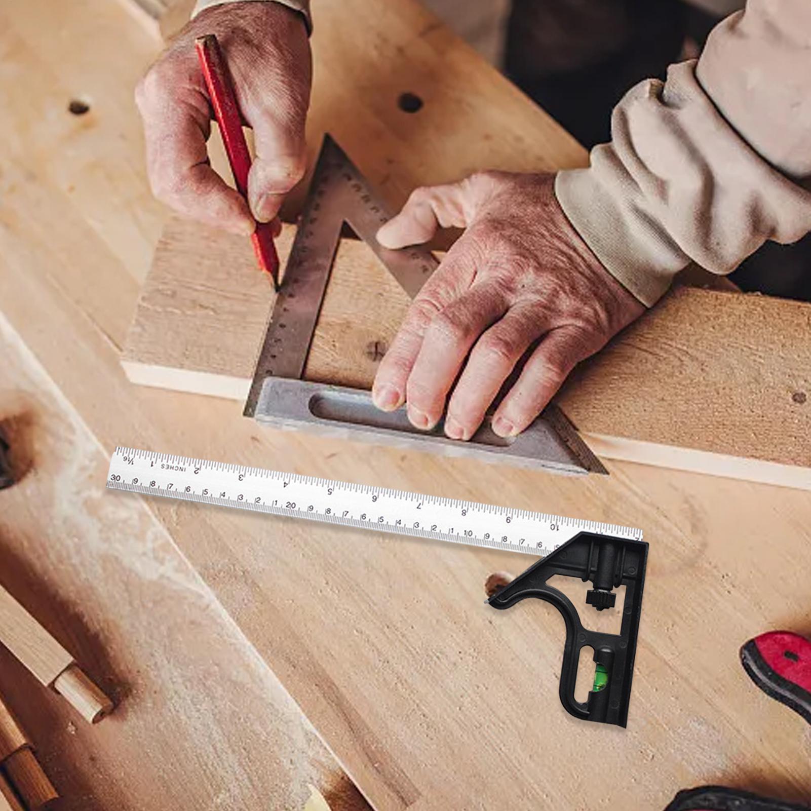 Regla de ángulo combinada de a - Workshop Tools For Carpentry reseña y precio